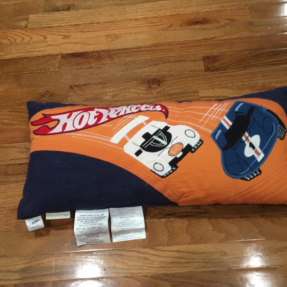 Pottery Barn Kids Hot Wheels Bed Pillow